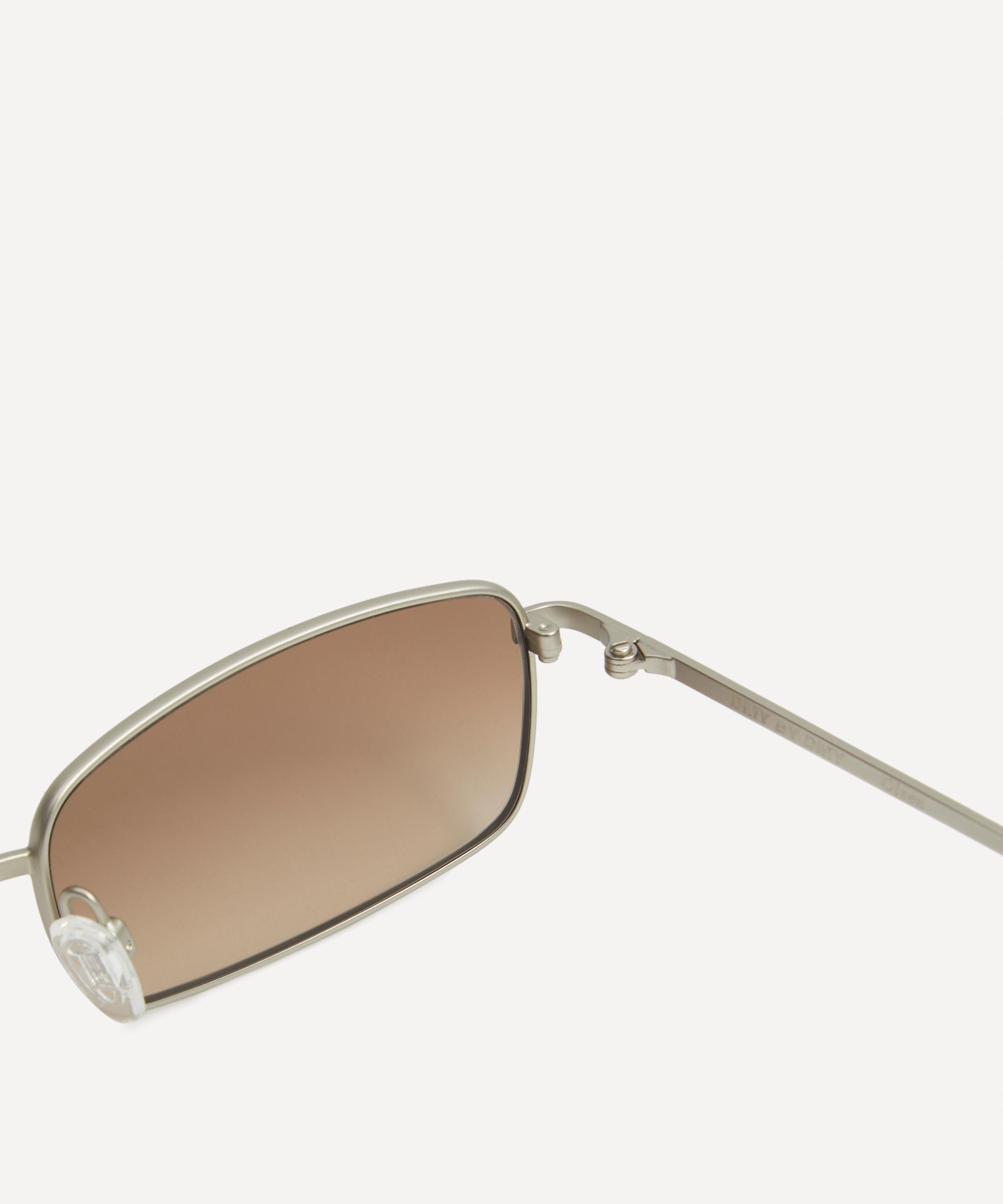 DMY Studios - Olsen Rectangular Metal Sunglasses image number 2