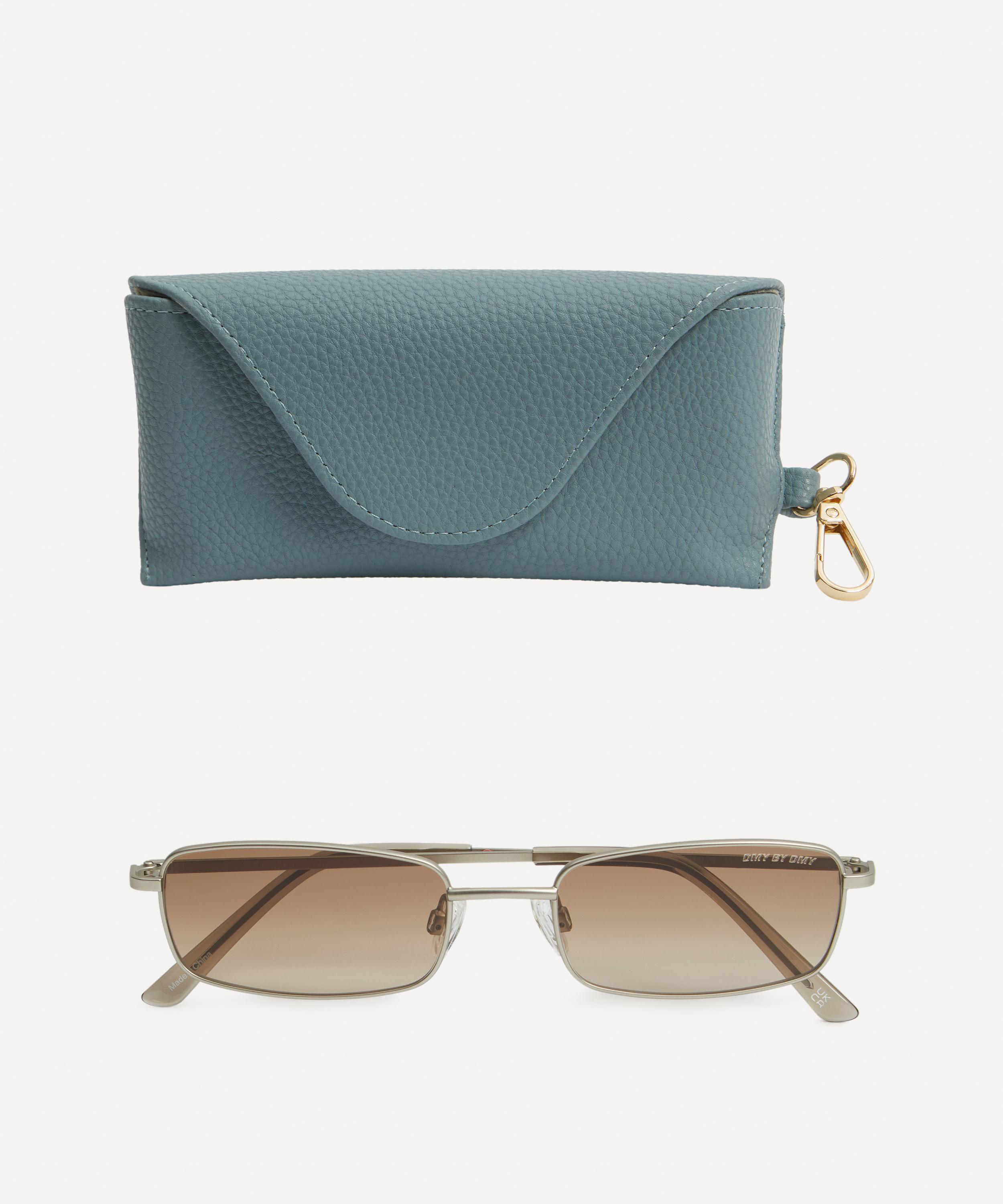 DMY Studios - Olsen Rectangular Metal Sunglasses image number 3