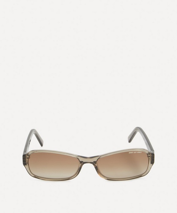 DMY BY DMY - Juno Transparent Oyster Rectangular Sunglasses
