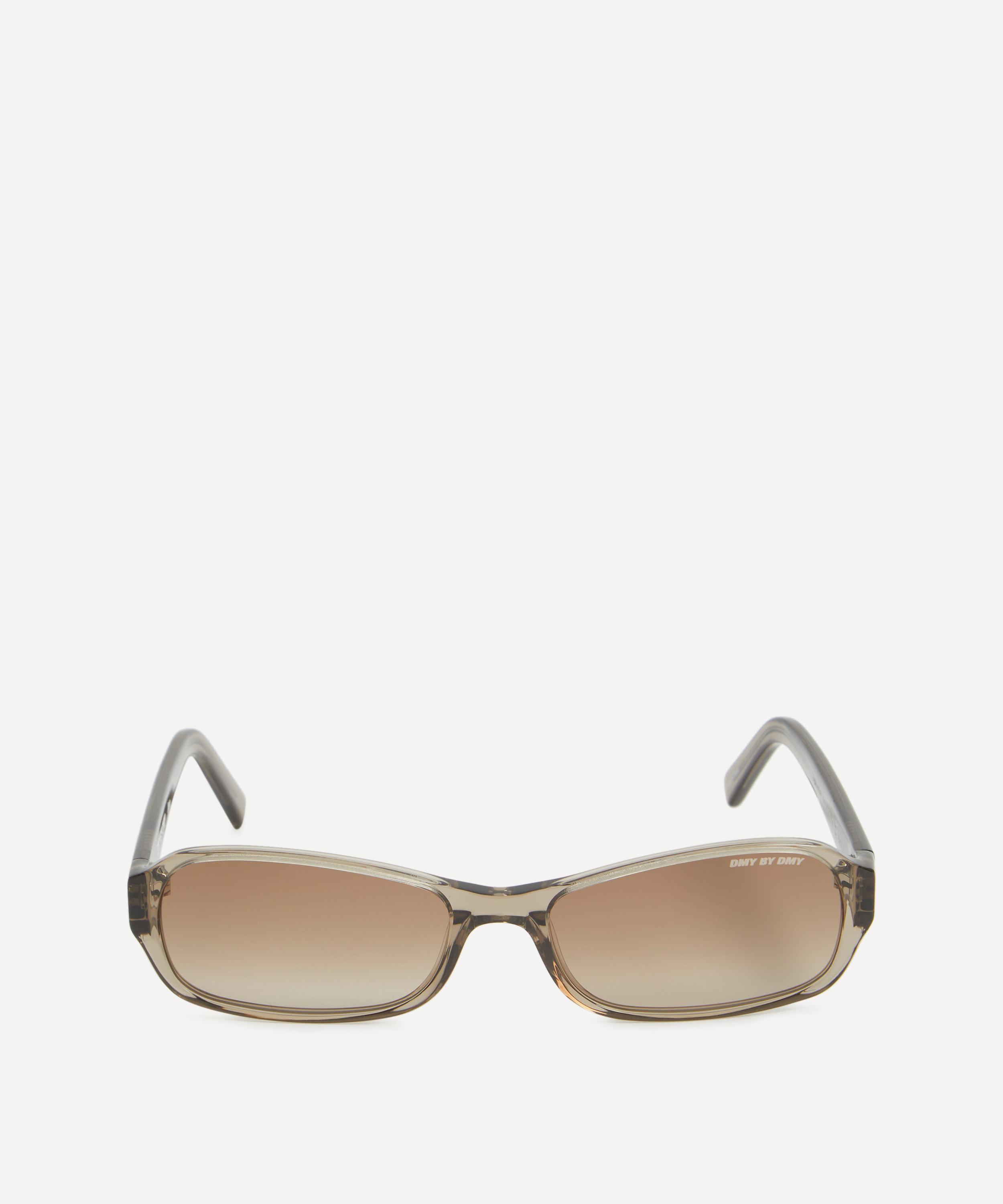 DMY BY DMY - Juno Transparent Oyster Rectangular Sunglasses image number 0