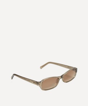 DMY BY DMY - Juno Transparent Oyster Rectangular Sunglasses image number 1