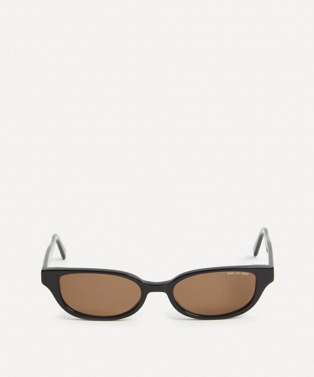 DMY BY DMY - Romi Black Rectangular Sunglasses