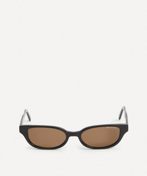 DMY BY DMY - Romi Black Rectangular Sunglasses image number 0