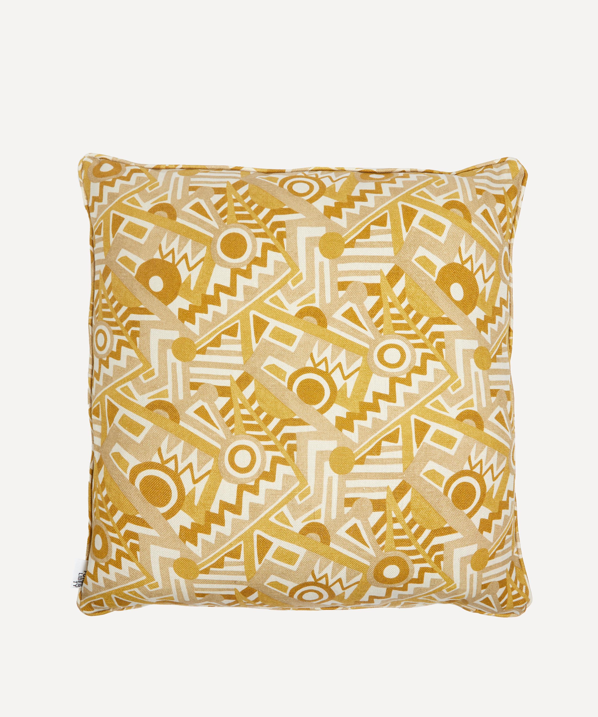 Liberty - FuturLiberty Zig Zag Linen Square Cushion image number 0