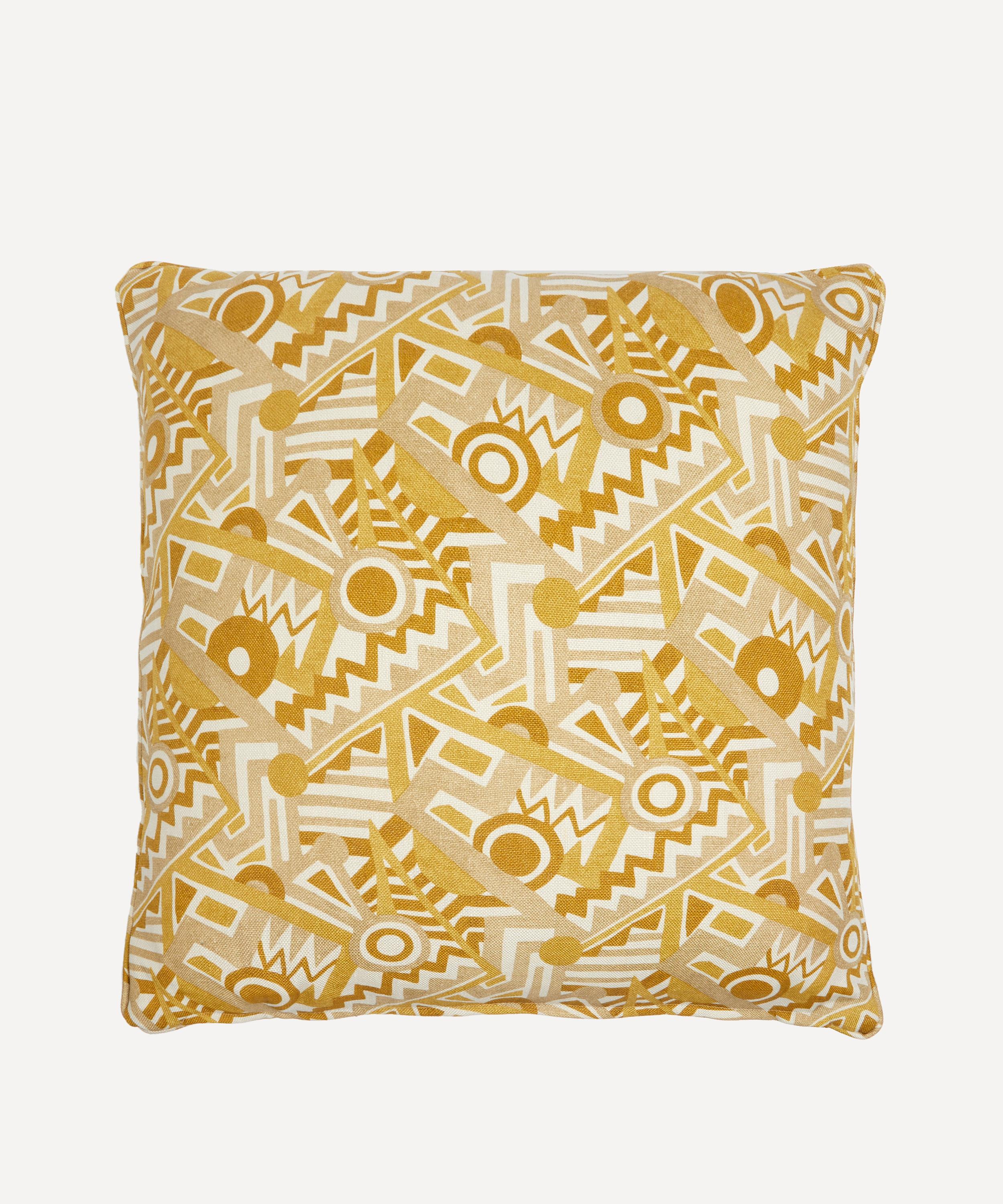 Liberty - FuturLiberty Zig Zag Linen Square Cushion image number 2