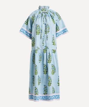 SZ Blockprints - Cornflower-Blue Yuva Dress image number 0