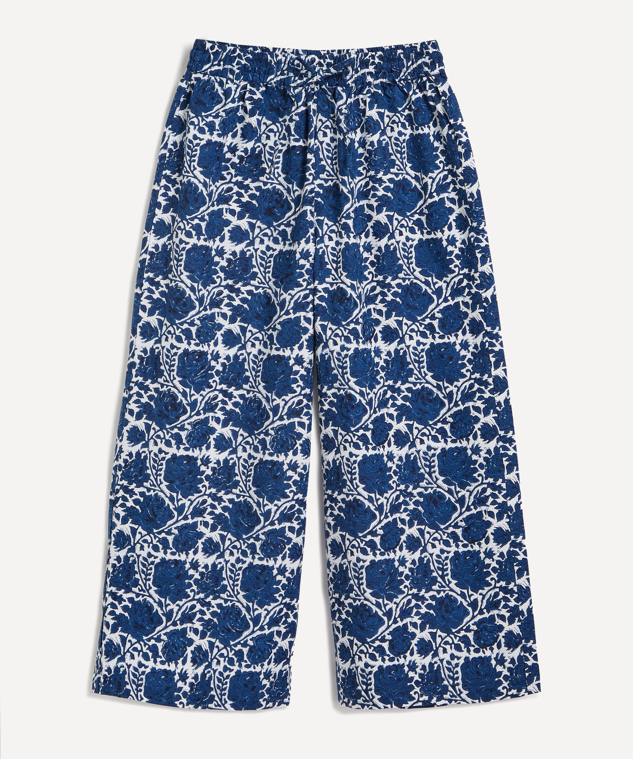 Indigo Rose Drawstring Trousers