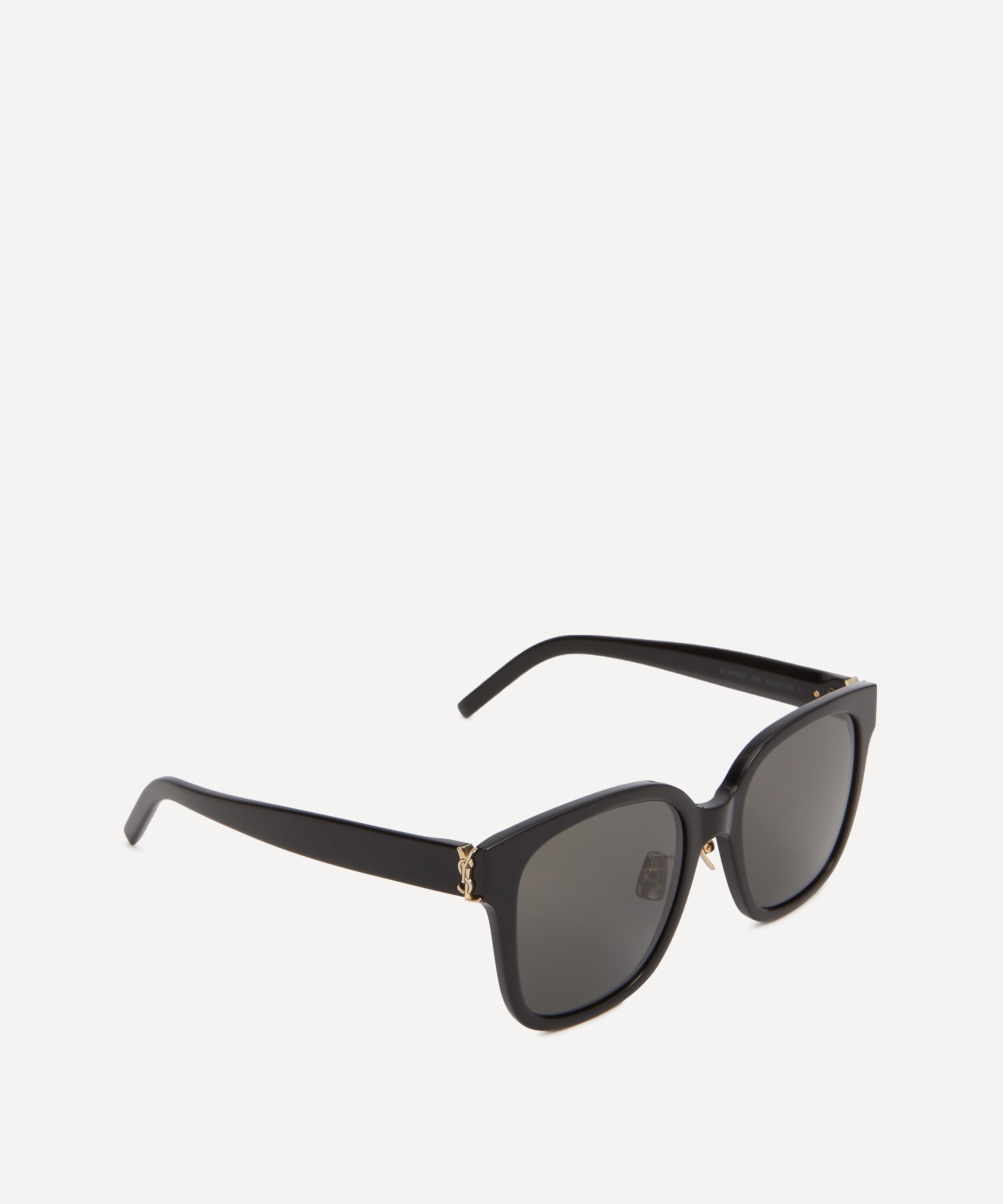 Saint Laurent - Square Acetate Logo Sunglasses image number 2
