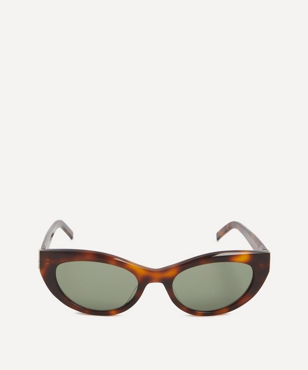 Saint Laurent - Classic Cat-Eye Acetate Havana Sunglasses image number null