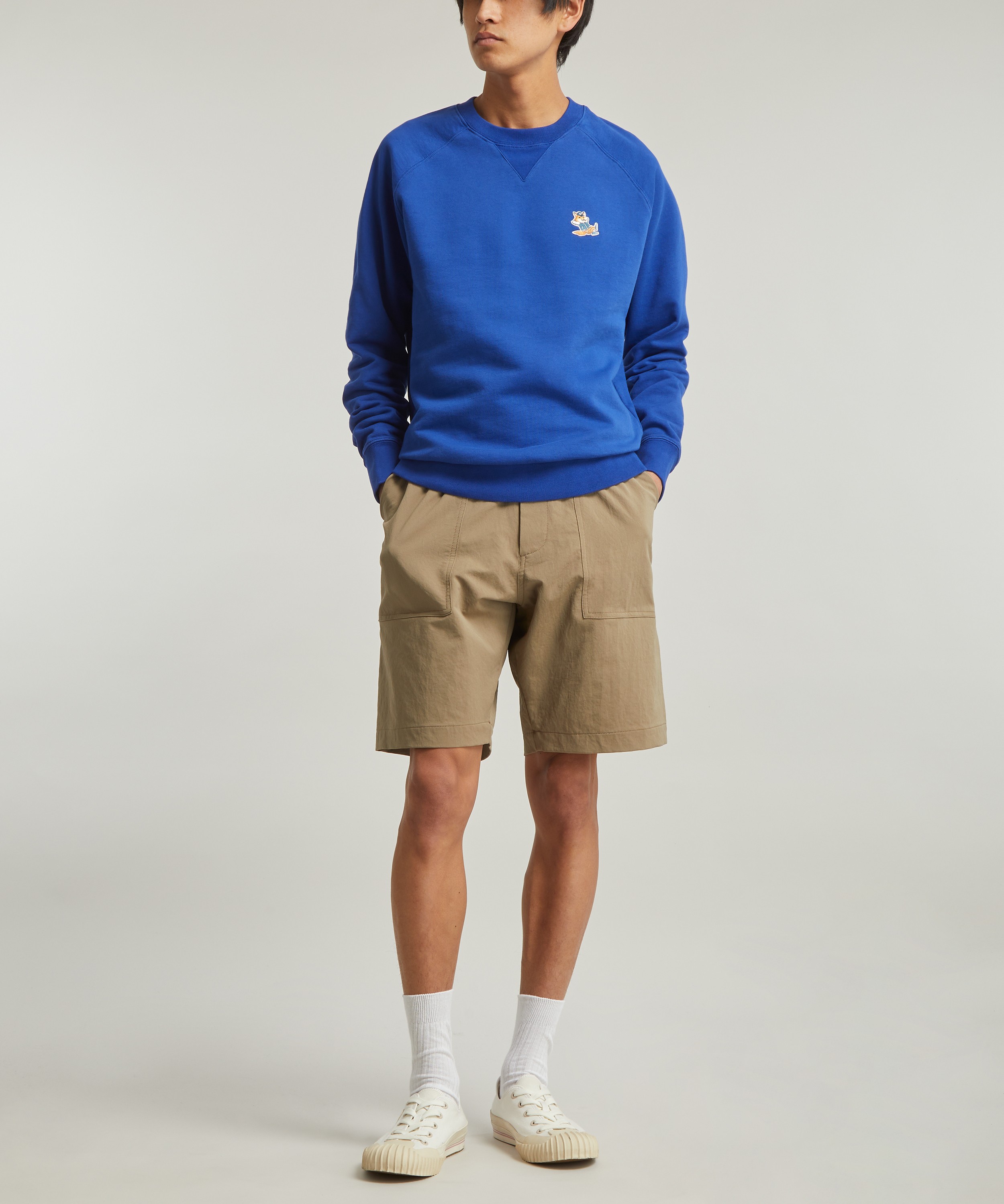 Maison Kitsuné Chillax Fox Patch Classic Sweatshirt | Liberty