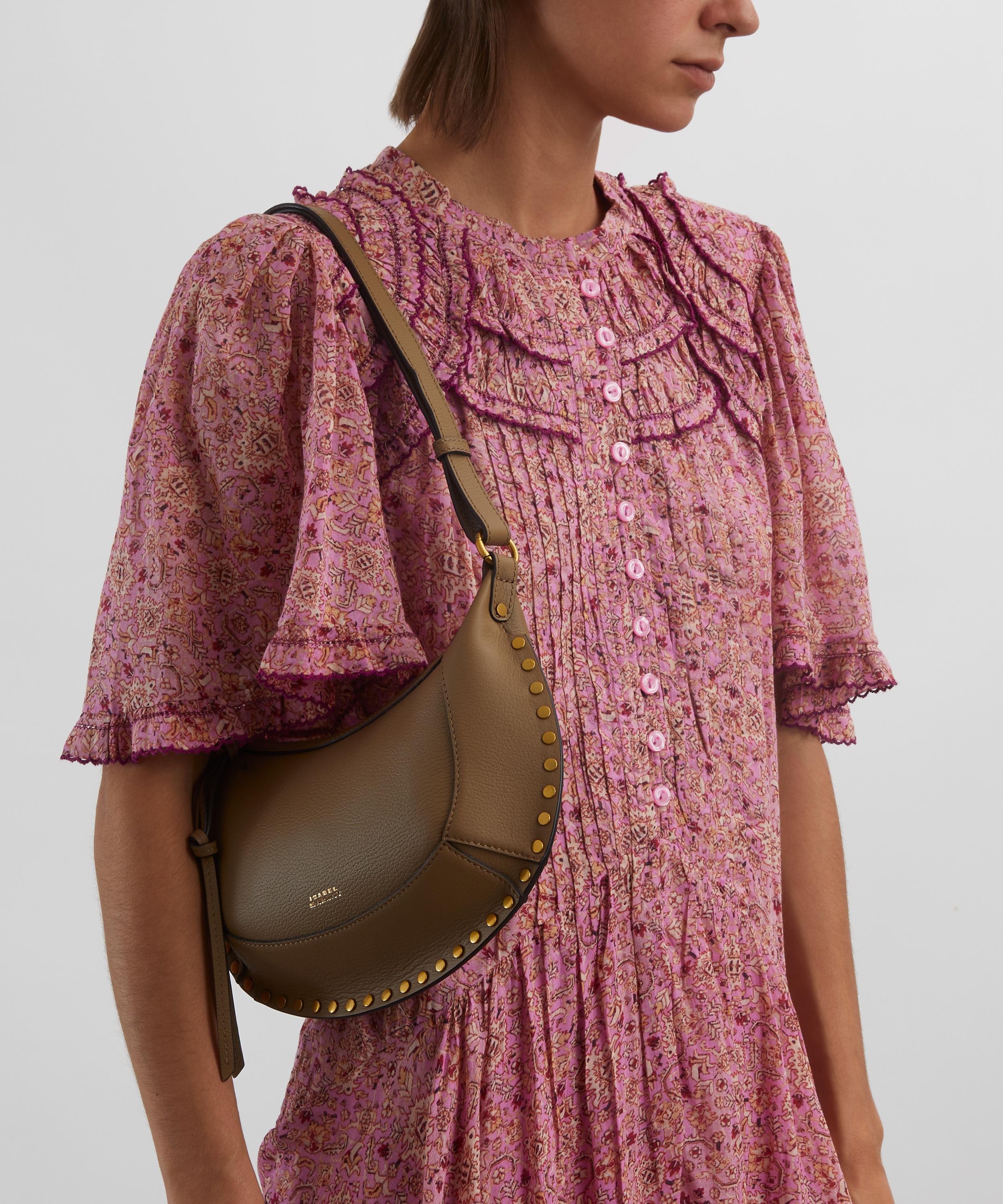 Isabel Marant - Oskan Moon Leather Shoulder Bag image number 1