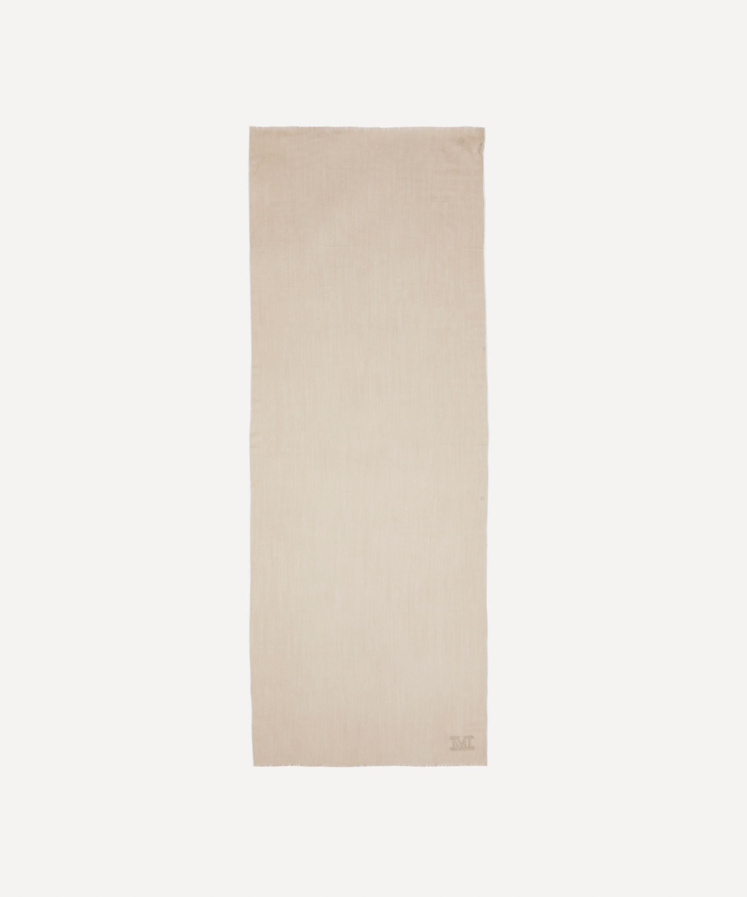MaxMara - Didone Embroidered Silk-Blend Scarf image number 1