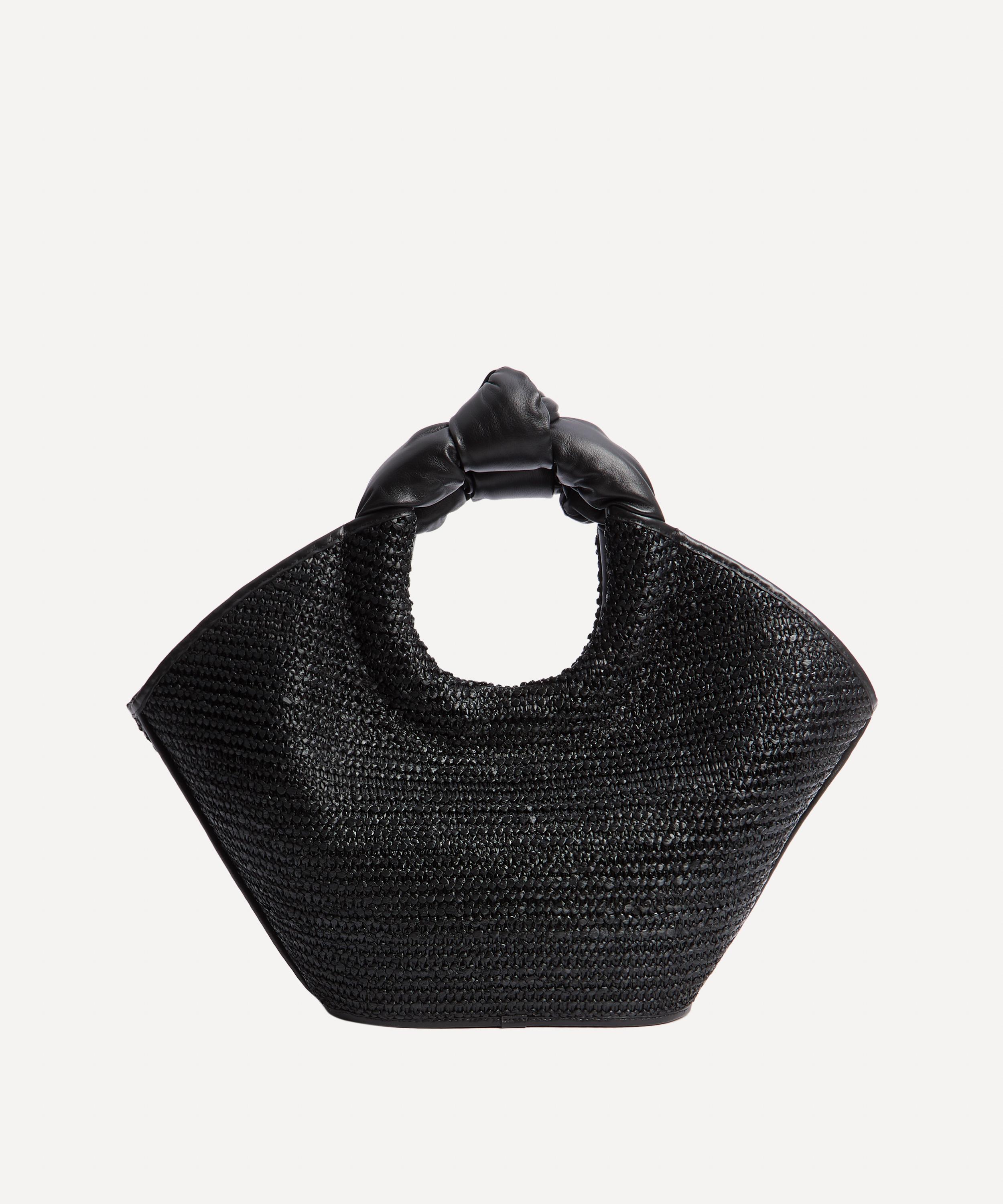 Hereu | Calella Raffia Tote in Black