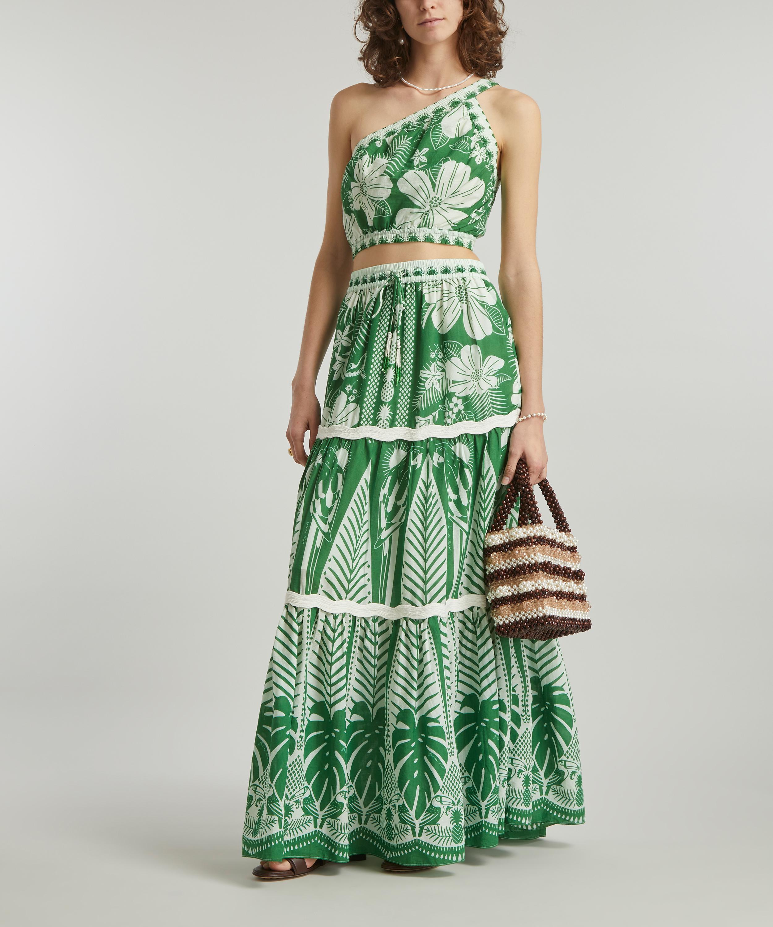 即発☆サイズS☆Farm Rio Vibrance Maxi Skirt Farm Rio Vibrance Maxi Skirt | Anthropologie