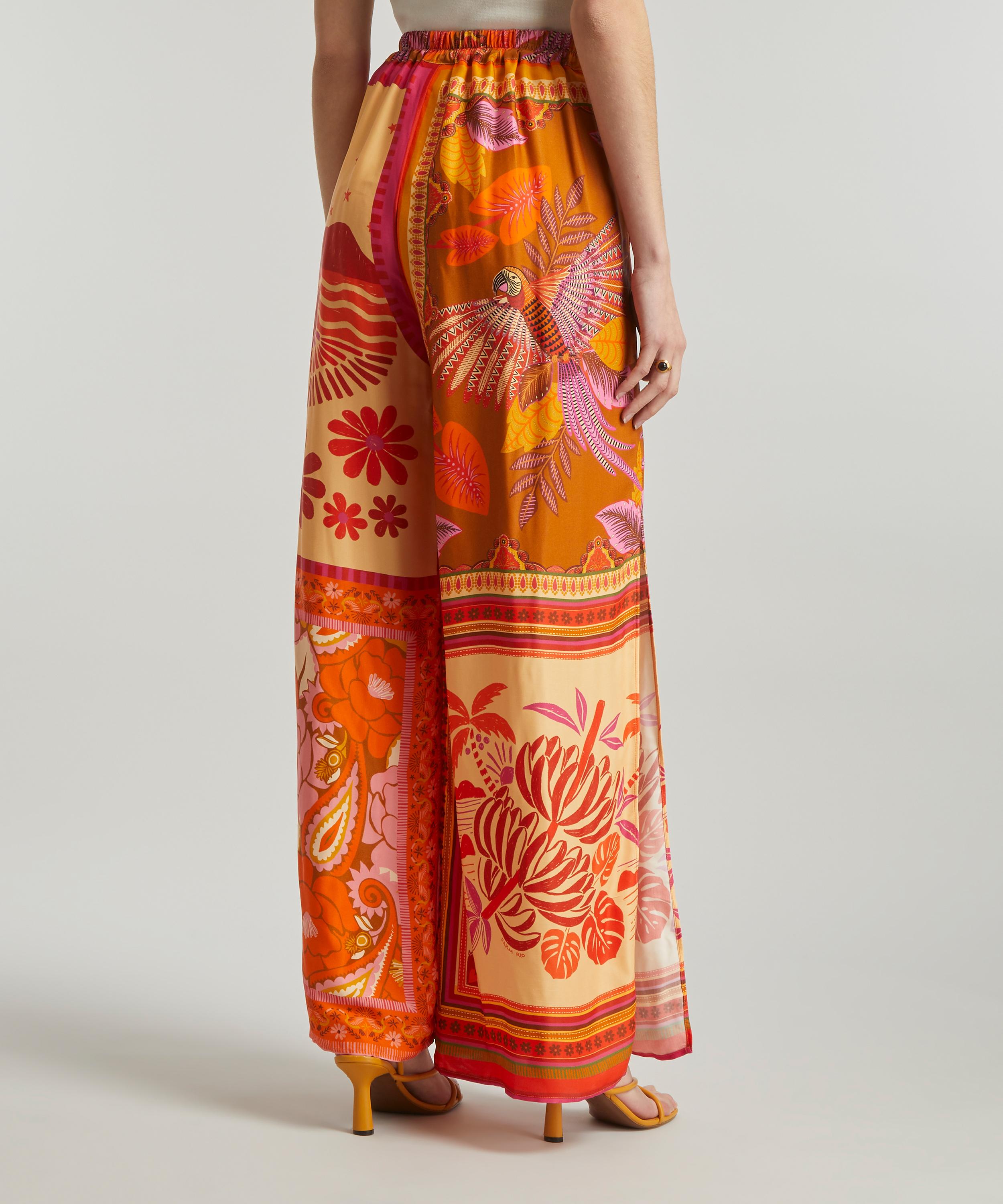 FARM Rio - Forest Mixed Scarves Trousers image number 3