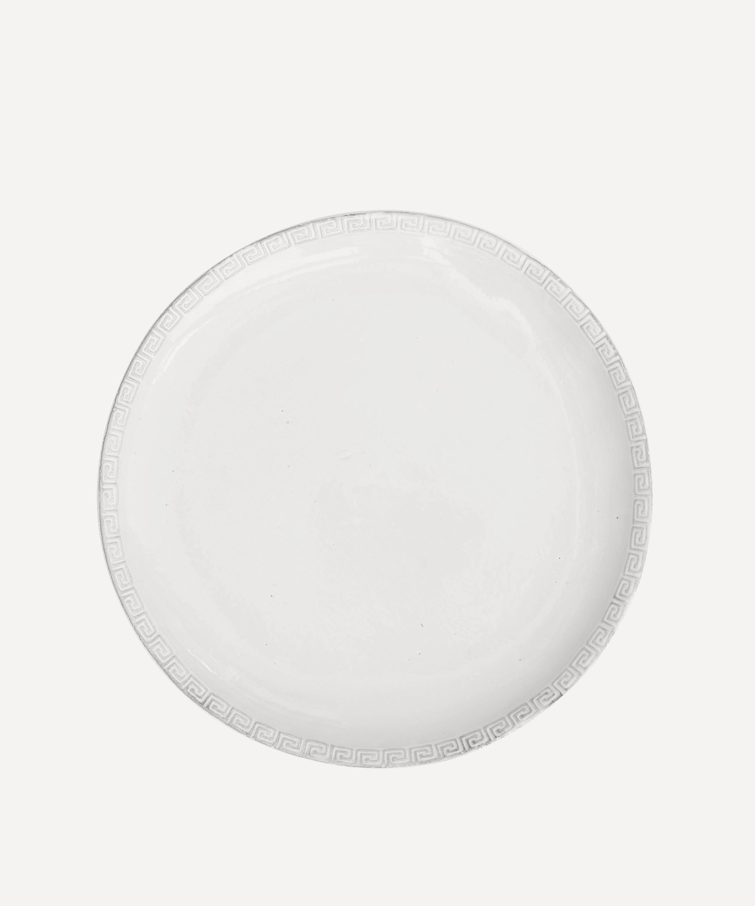 Astier de Villatte - Grecque Dinner Plate image number 0