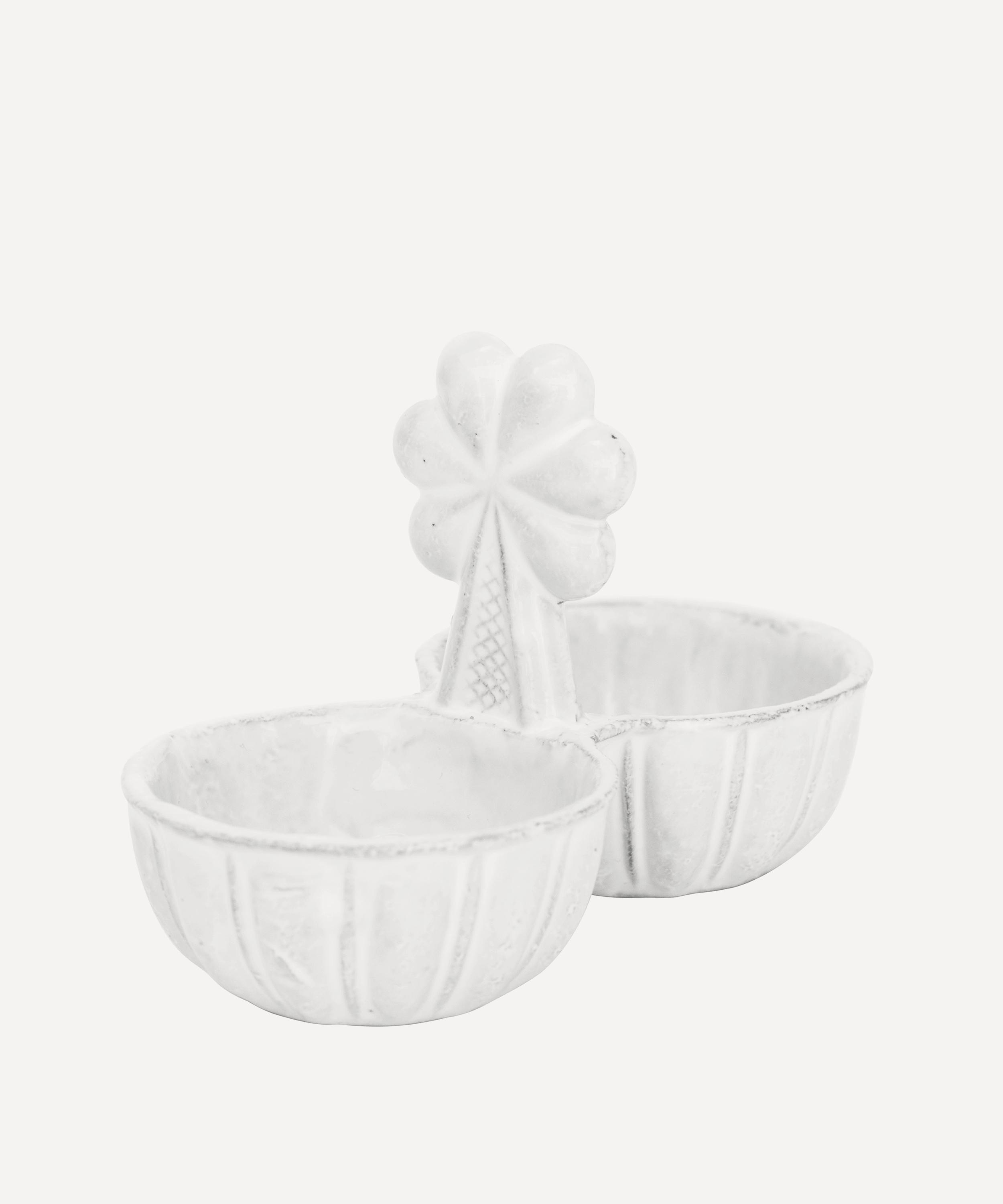 Astier de Villatte - Clover Salt & Pepper Cellar image number 0