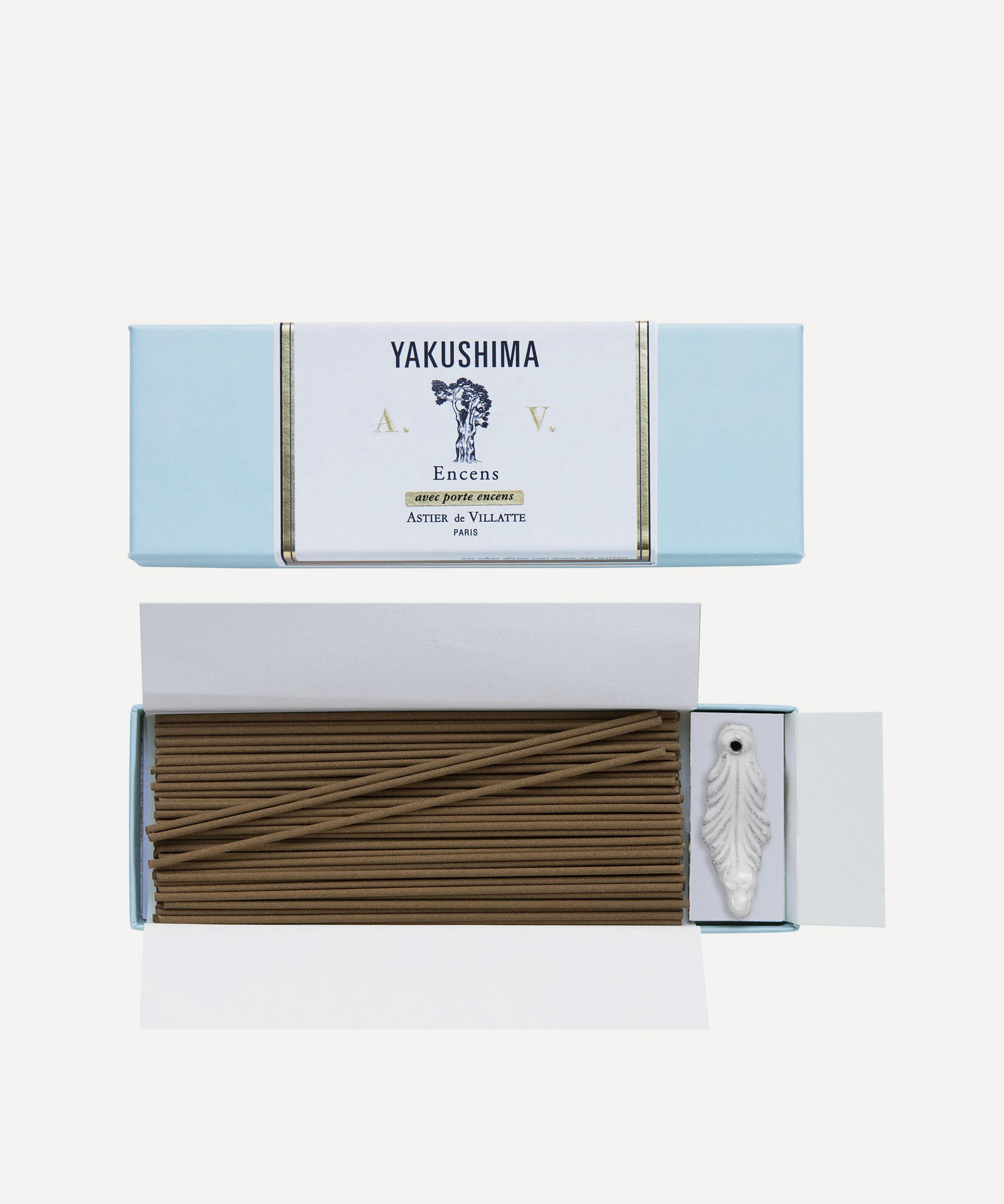Astier de Villatte - Yakushima Incense Sticks with Leaf Incense Holder image number 0