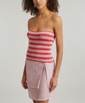 Gimaguas - Ludo Strapless Striped Top image number 2
