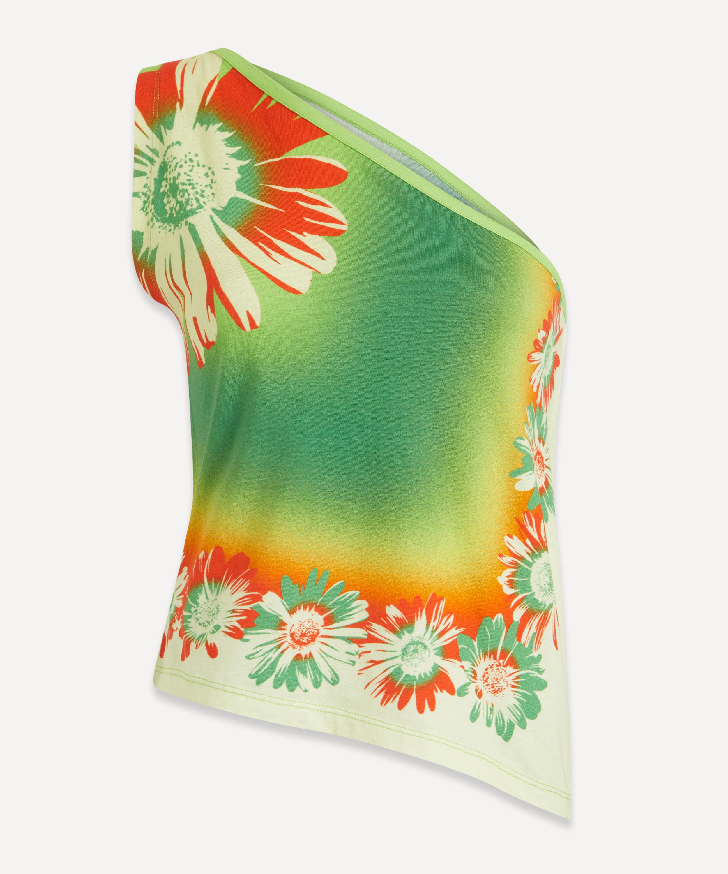 Gimaguas Printed One-Shoulder Top | Liberty