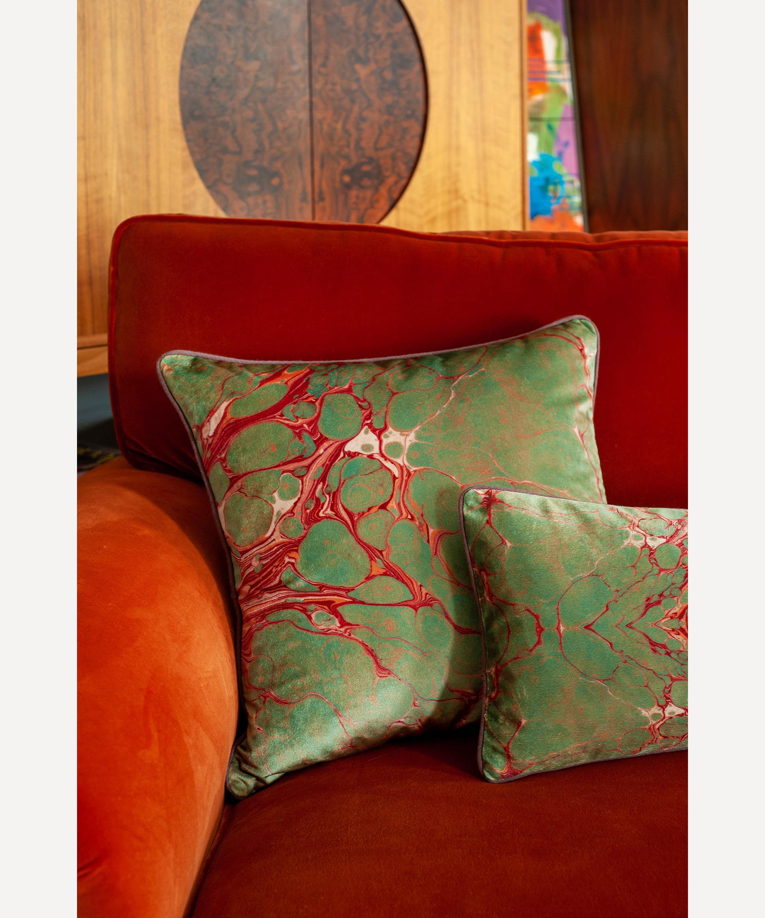 Sage clearance velvet pillow