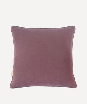 Susi Bellamy - Marbled Fig Velvet Square Cushion image number 2