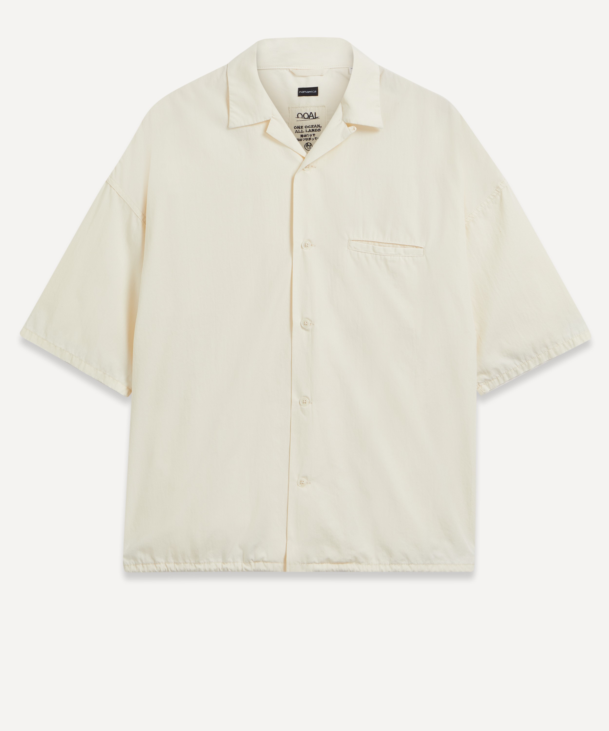 Nanamica Open Collar Wind H/S Shirt | Liberty