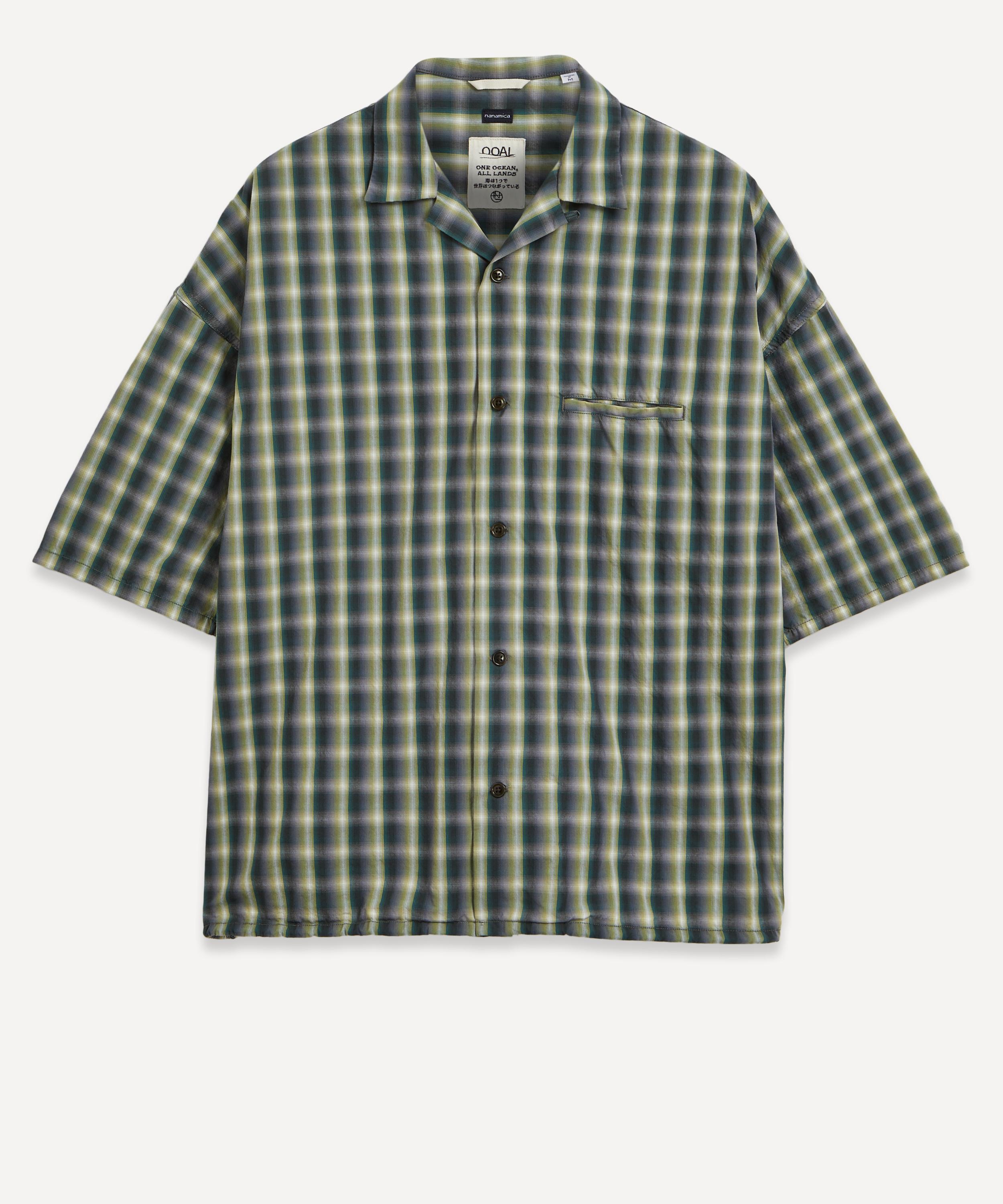 Nanamica Open Collar Wind H/S Check Shirt | Liberty