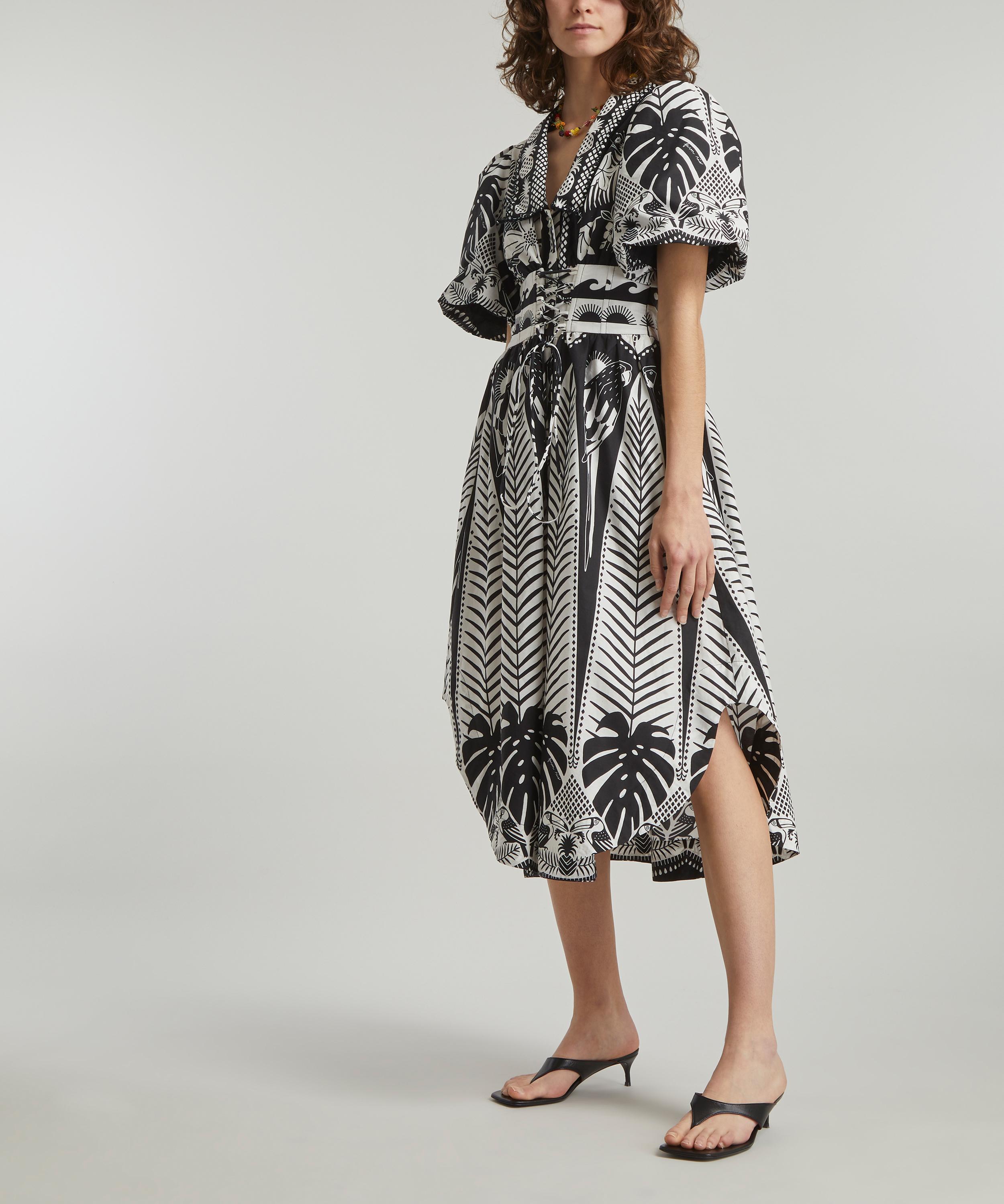 FARM Rio - Macaw Elegance Midi-Dress image number 2