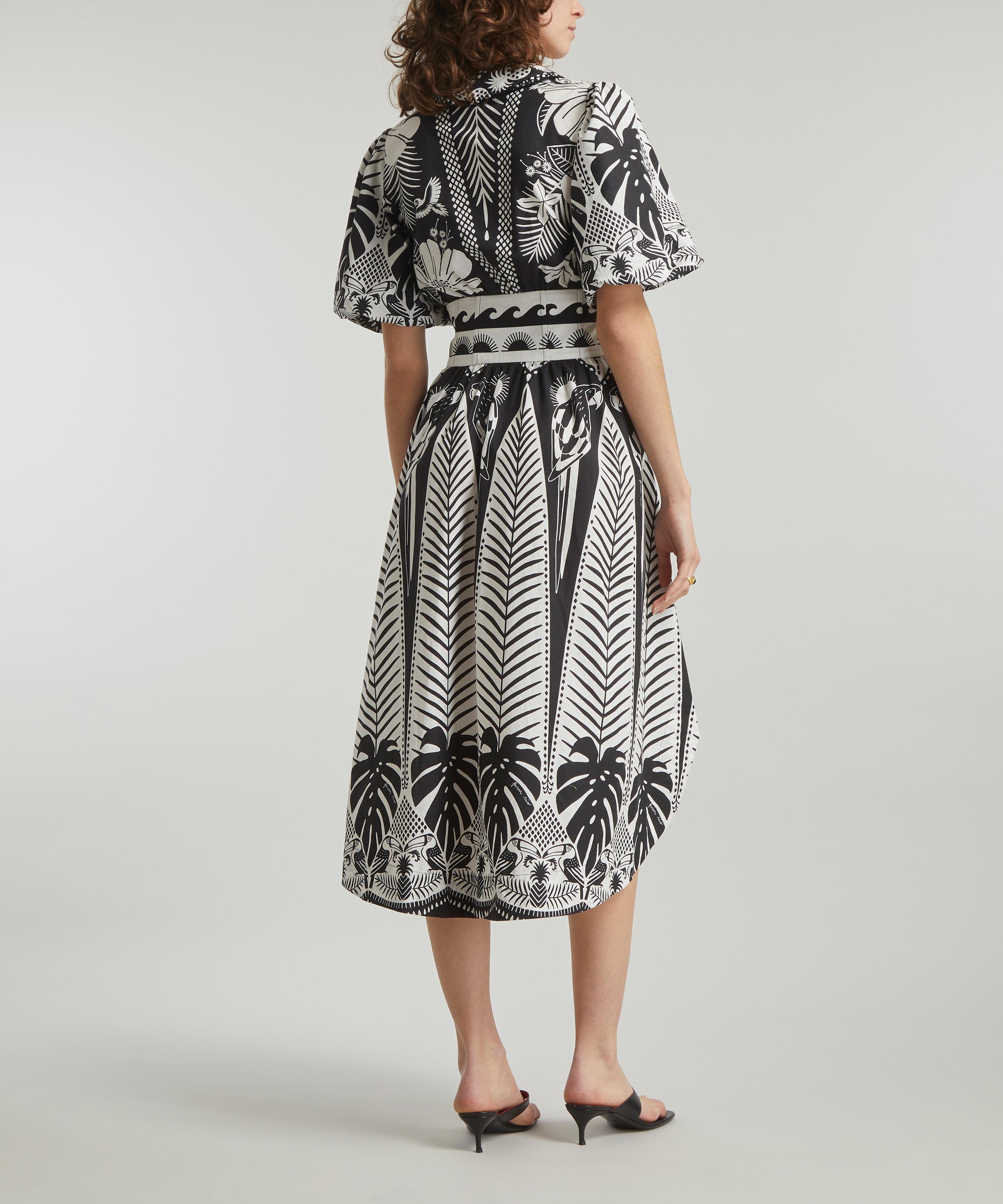 FARM Rio - Macaw Elegance Midi-Dress image number 3
