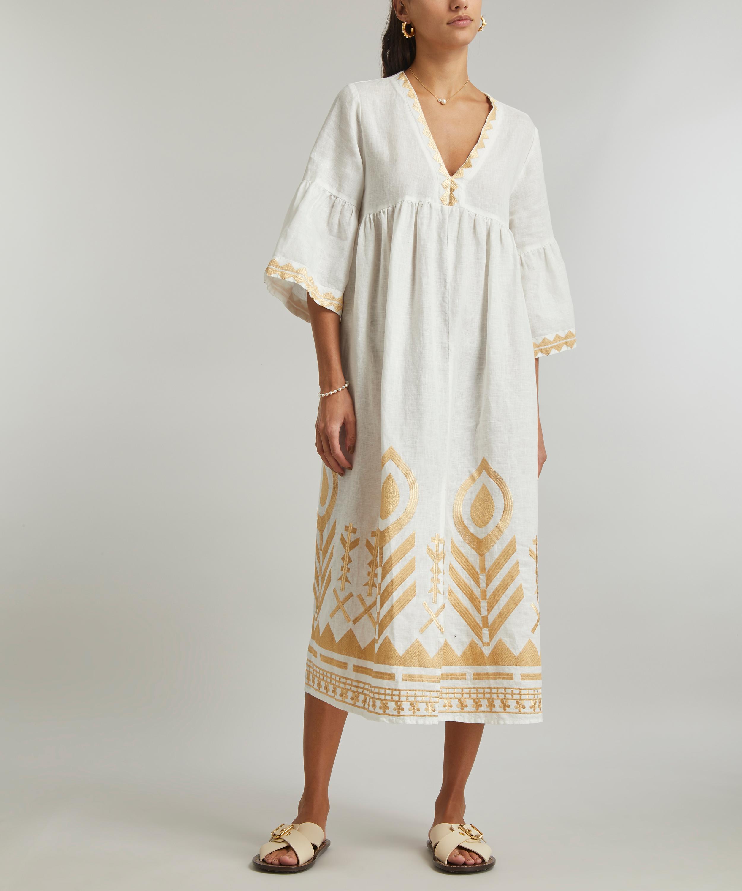 Kori - Feathers Embroidered Midi-Tunic image number 2