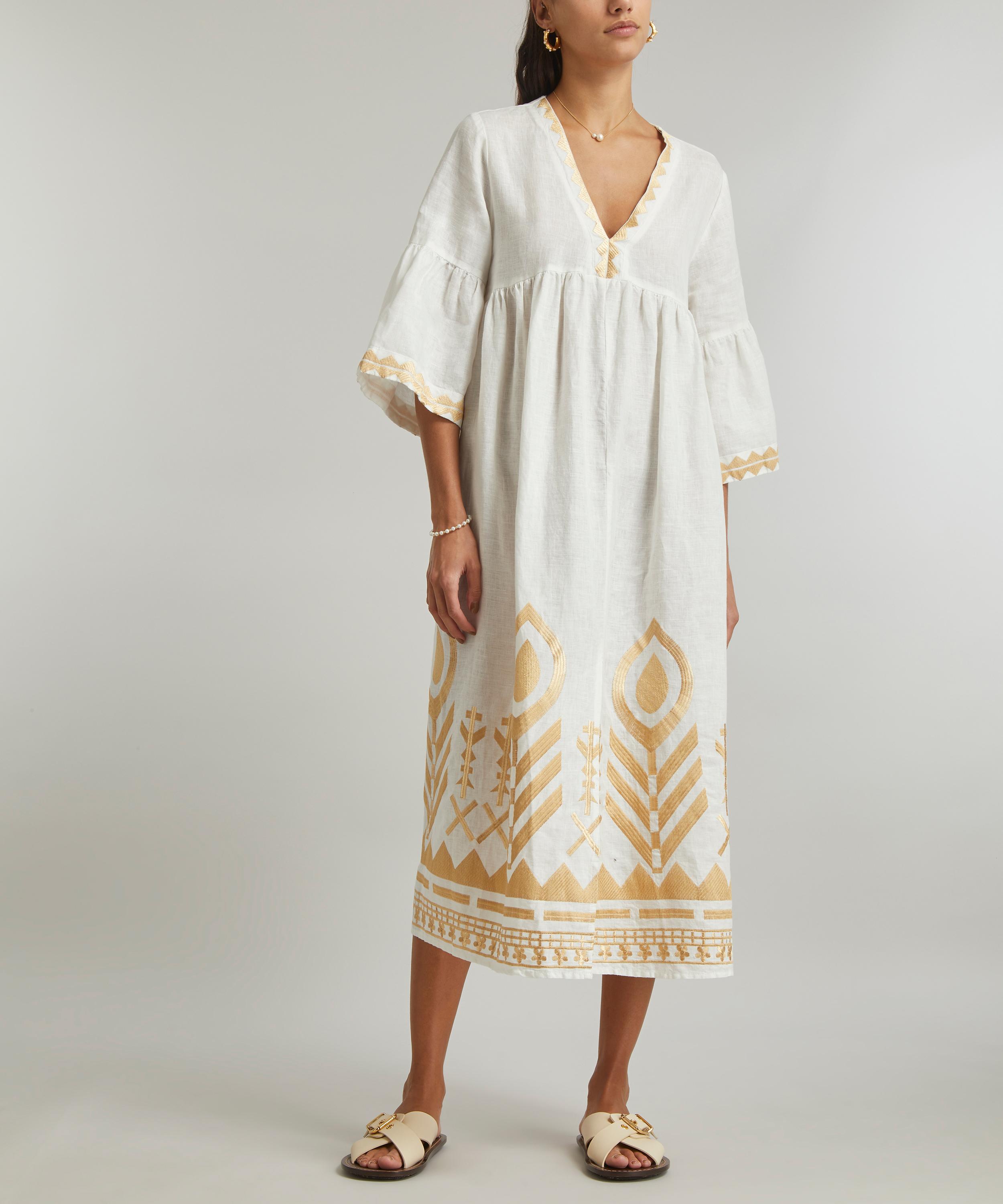 Kori - Feathers Embroidered Midi-Tunic image number 2