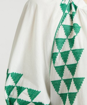 Kori - Arrows Embroidered Short Dress image number 4