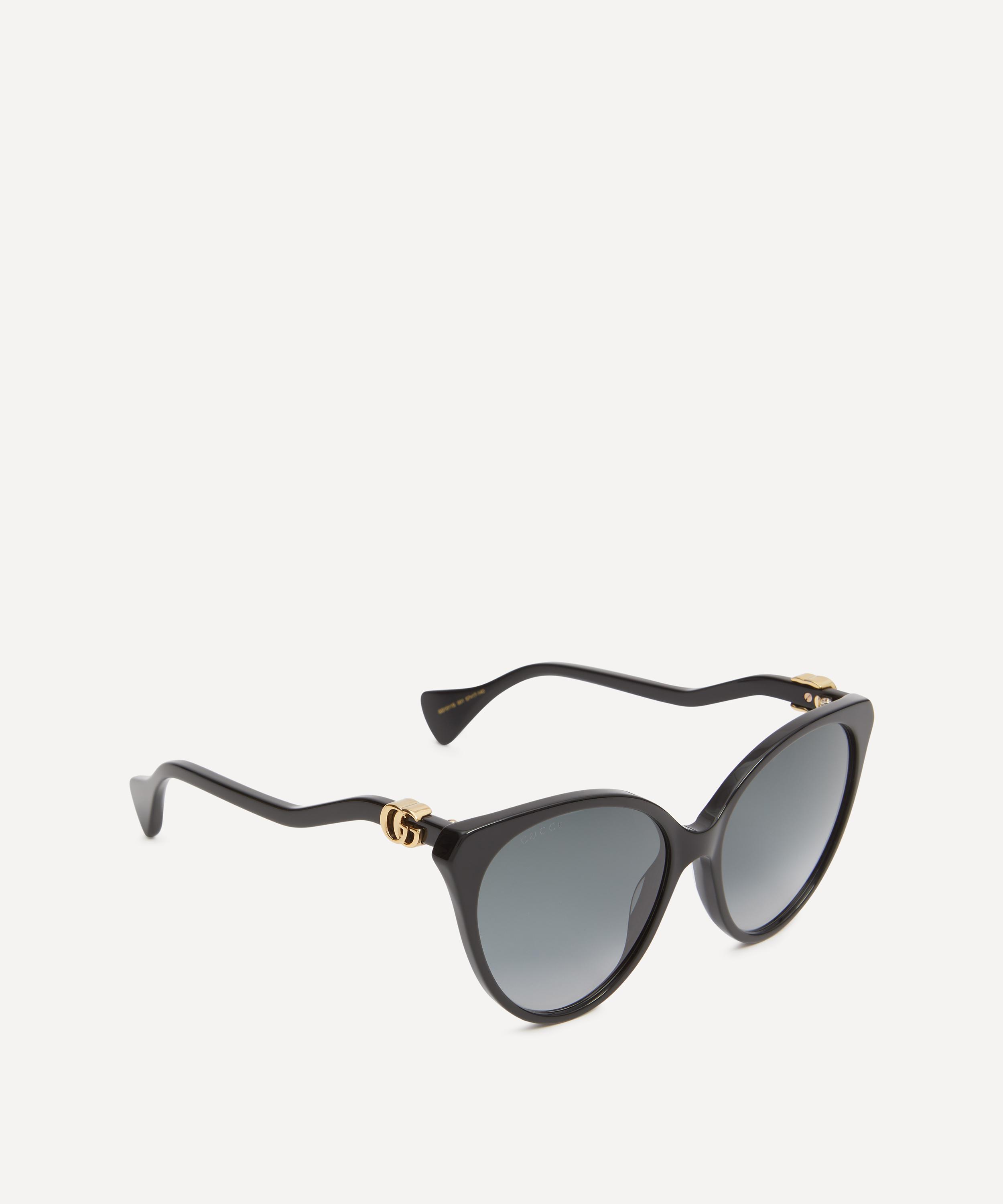 Gucci - Oversized Cat-Eye Acetate Sunglasses image number 2