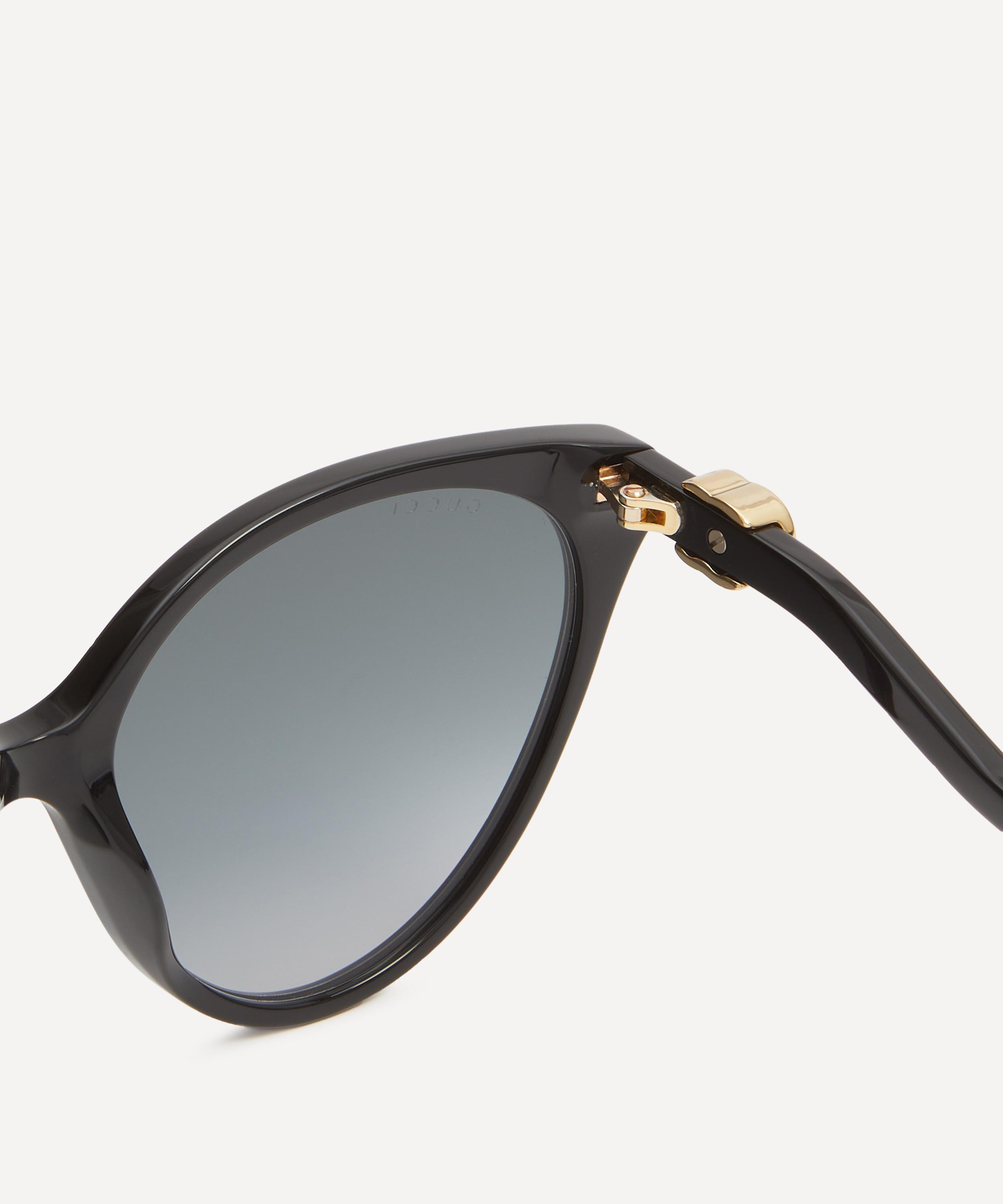 Gucci - Oversized Cat-Eye Acetate Sunglasses image number 3