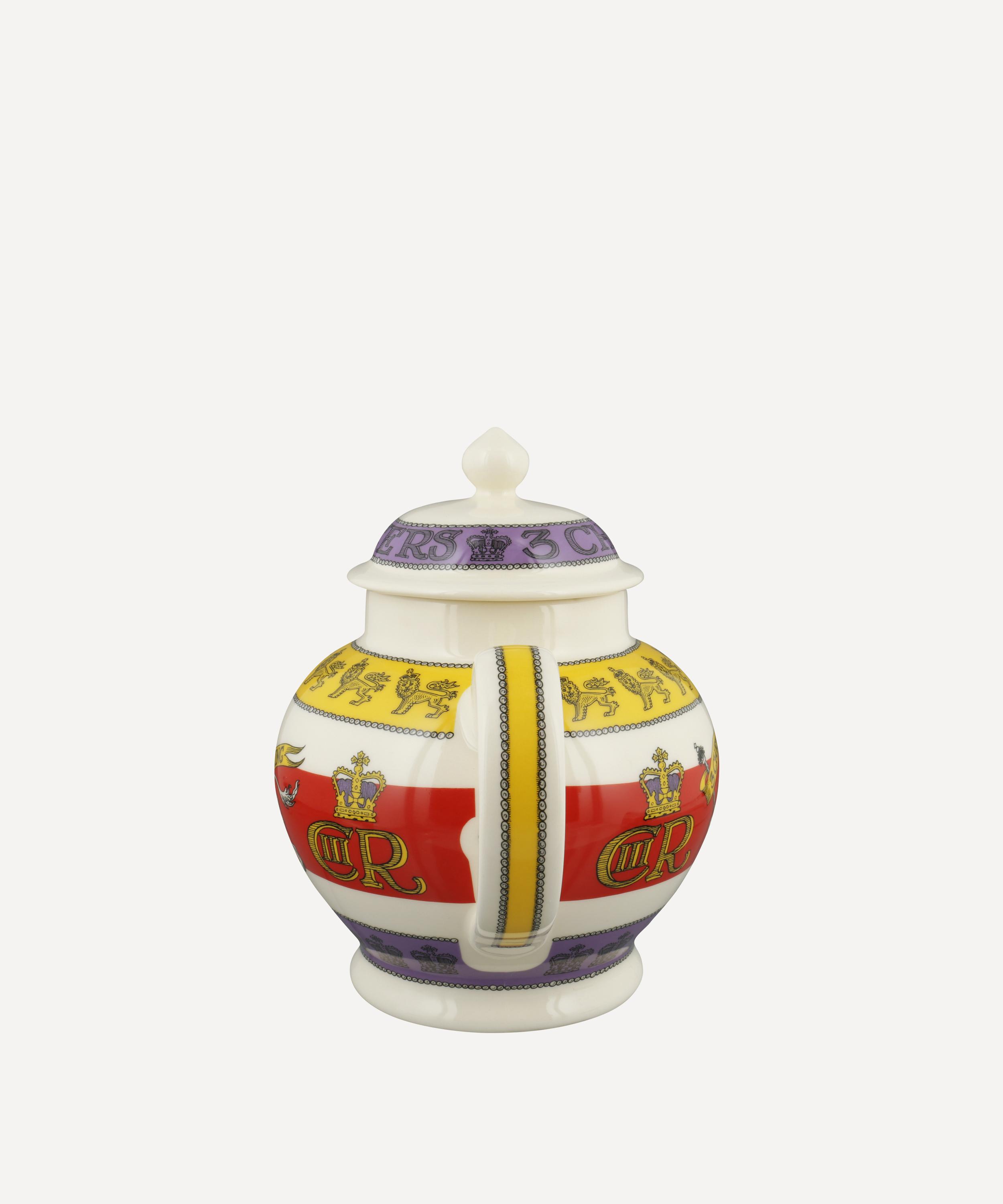 Emma Bridgewater - 3 Cheers For King Charles III Teapot image number 2