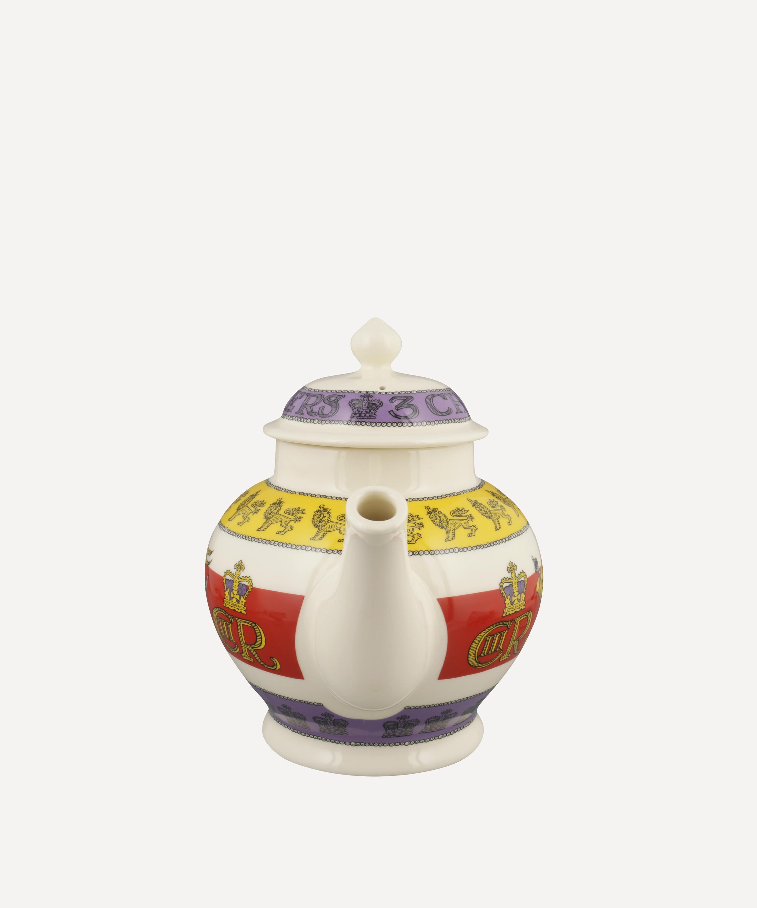 Emma Bridgewater - 3 Cheers For King Charles III Teapot image number 3