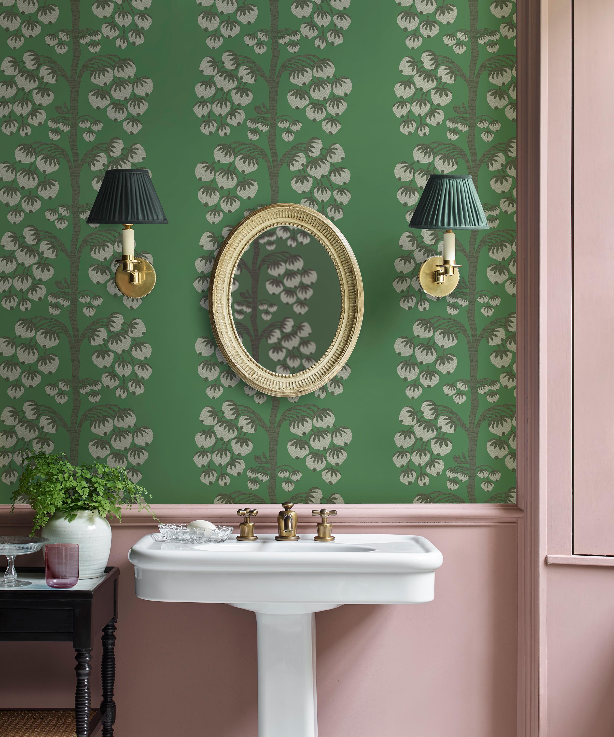 Liberty Interiors - Berry Tree Wallpaper in Jade image number 1