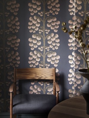 Liberty Interiors - Berry Tree Wallpaper in Ink image number 5