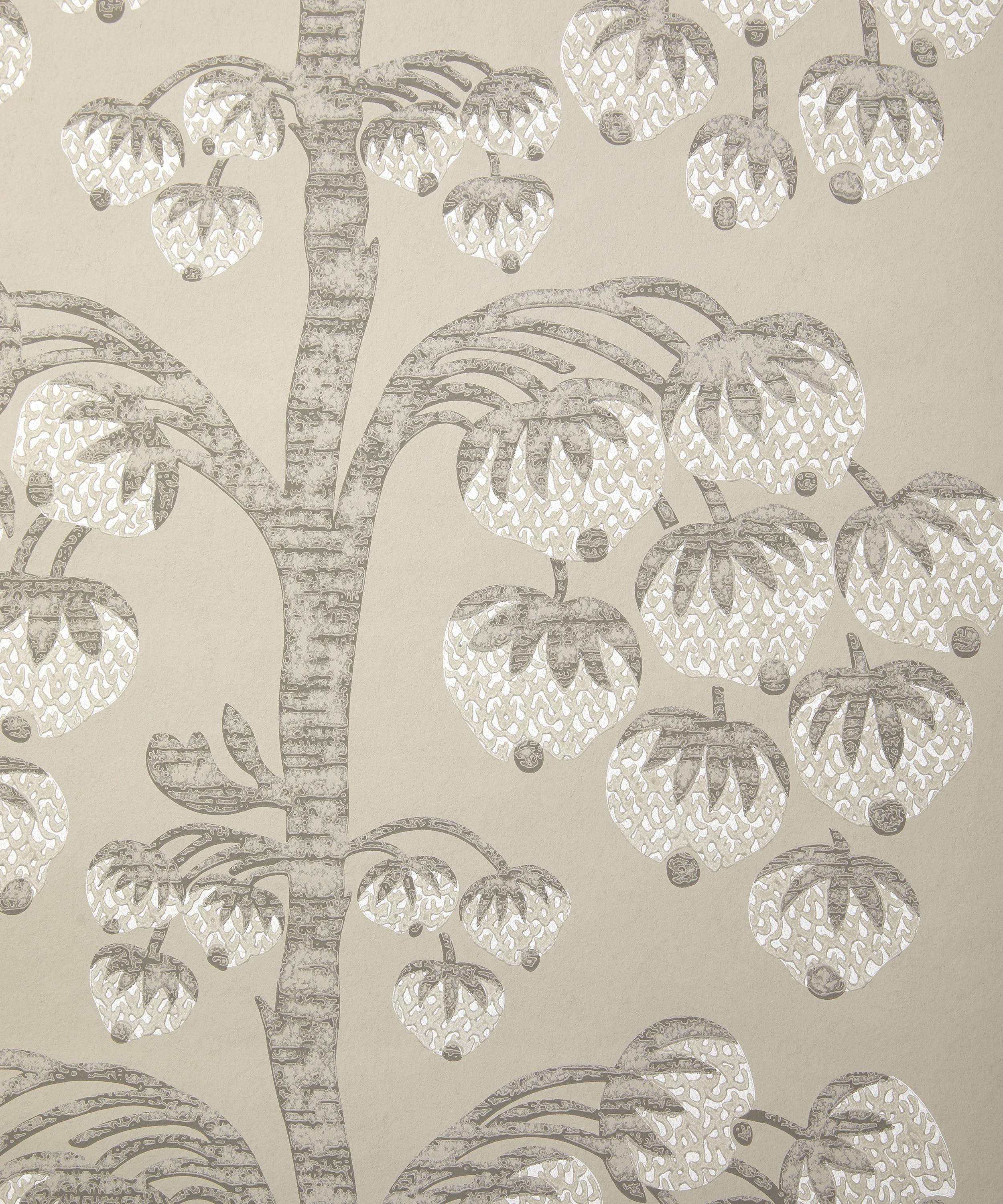 Liberty Interiors - Berry Tree Wallpaper in Pewter