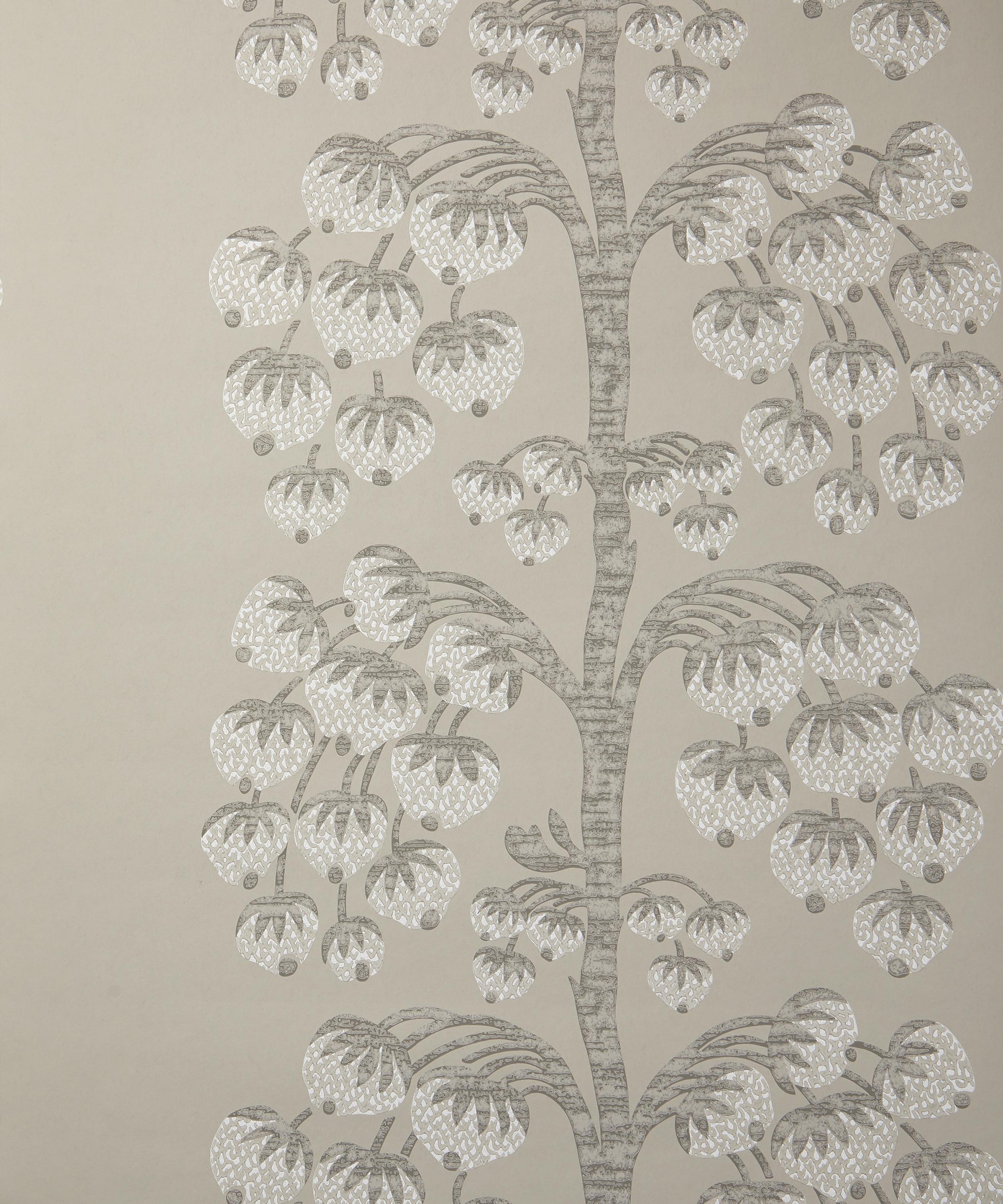 Liberty Interiors - Berry Tree Wallpaper in Pewter image number 2