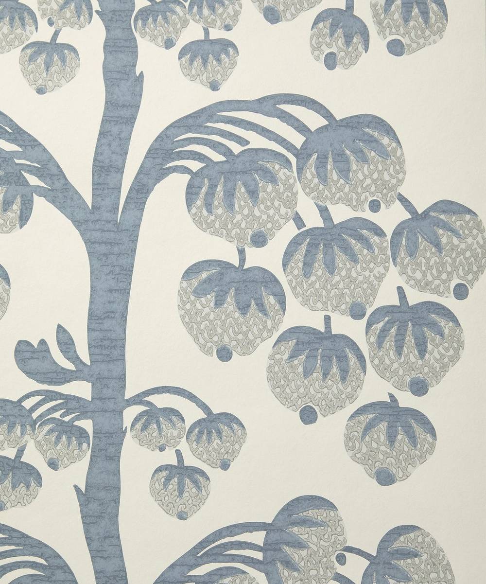 Liberty Interiors - Berry Tree Wallpaper in Lapis