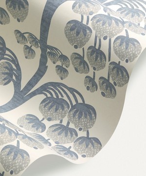 Liberty Interiors - Berry Tree Wallpaper in Lapis image number 1