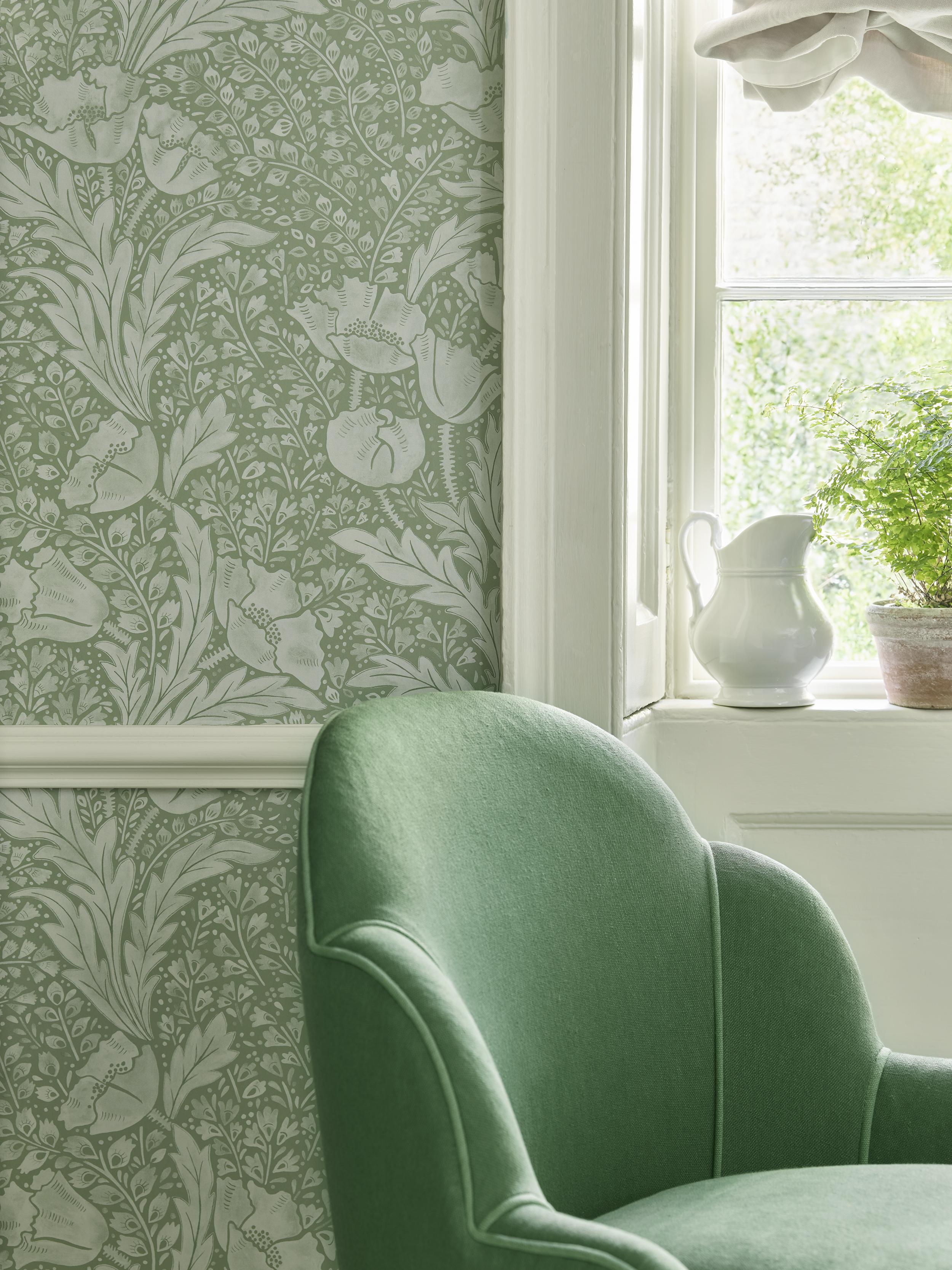 Liberty Interiors - Tudor Poppy in Fern image number 5