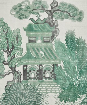 Liberty Interiors - Floating Palace Linen in Jade image number 0