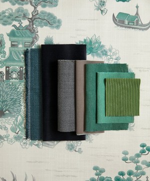 Liberty Interiors - Floating Palace Linen in Jade image number 5