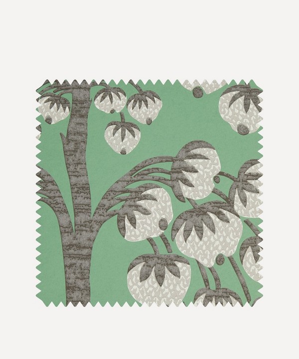Liberty Interiors - Wallpaper Swatch – Berry Tree in Jade image number null