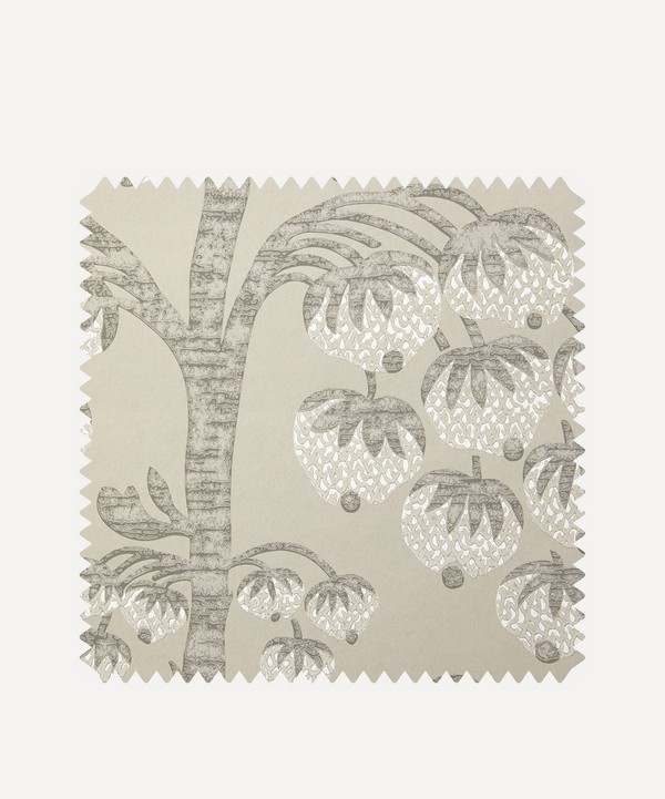 Liberty Interiors - Wallpaper Swatch – Berry Tree in Pewter image number null