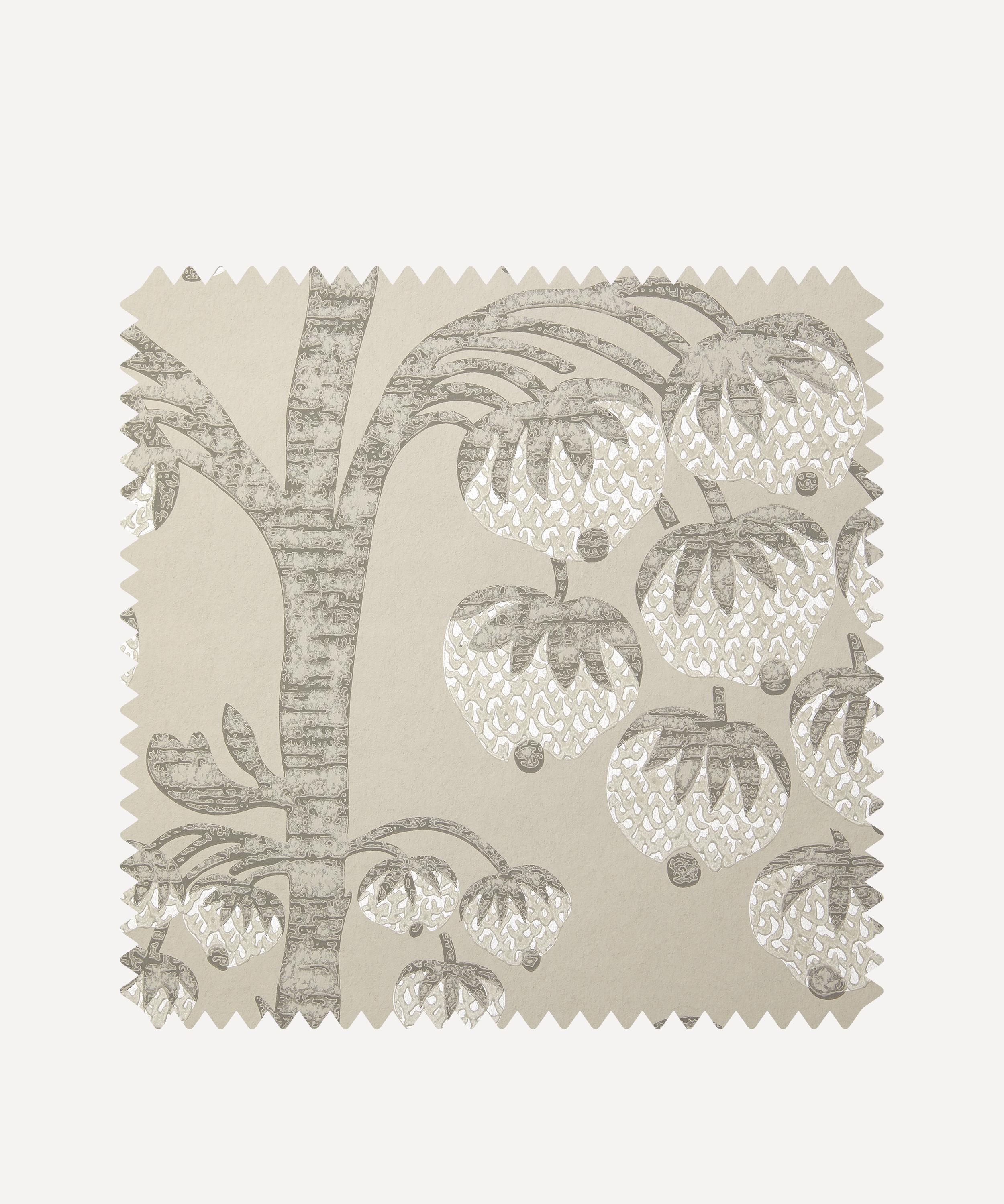 Liberty Interiors - Wallpaper Swatch – Berry Tree in Pewter image number 0