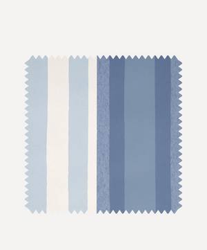 Wallpaper Swatch – Obi Stripe in Lapis